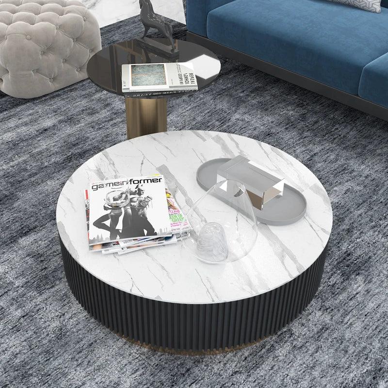 Center Round Coffee Tables Nordic Luxury Organizer Living Room Entryway Side Table Aesthetic Free Shipping Table Basse Furniture - Pacisia
