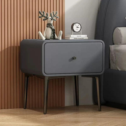 Solid Wood Large Capacity Night Stand Household Storage Cabinets Furniture Bedroom Modern Minimalist Lockers Bedside Table - Pacisia