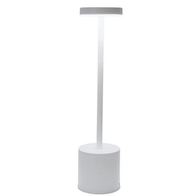 Simple LED Rechargeable Touch Metal Table Lamp Three Colors Bedside Creative Ambient Light Bar Outdoor Decoration Night Light - Pacisia