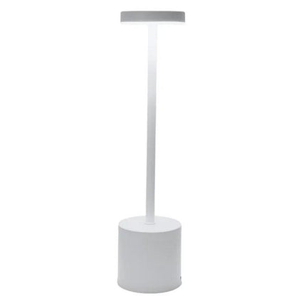 Simple LED Rechargeable Touch Metal Table Lamp Three Colors Bedside Creative Ambient Light Bar Outdoor Decoration Night Light - Pacisia