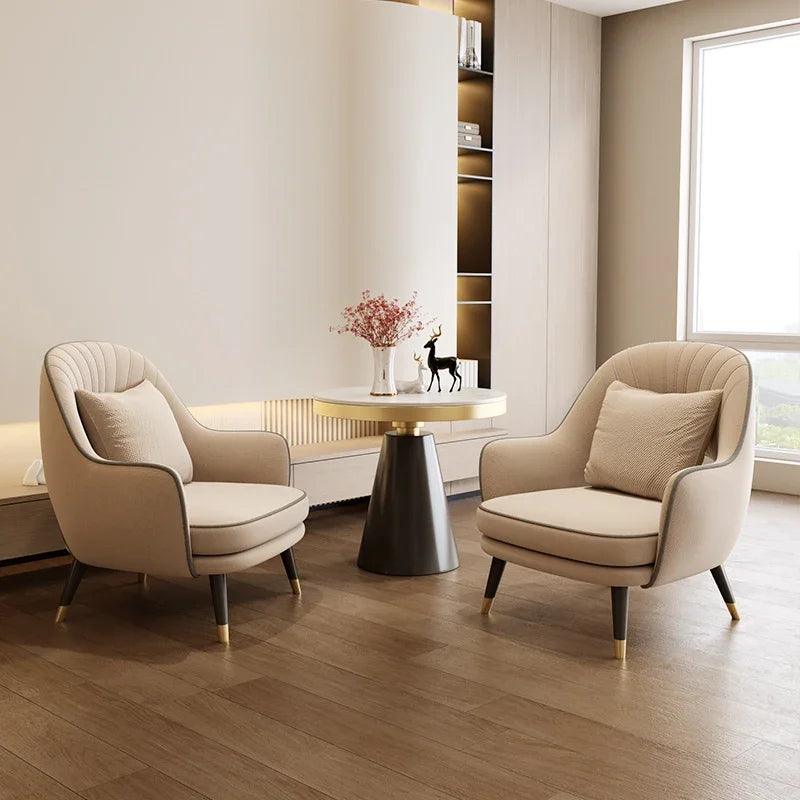 Makeup Luxury Lazy Dresser Chair Single Sofa Sectional Modern Living Room Chair Leisure Accent Chaises De Salon Home Furniture - Pacisia