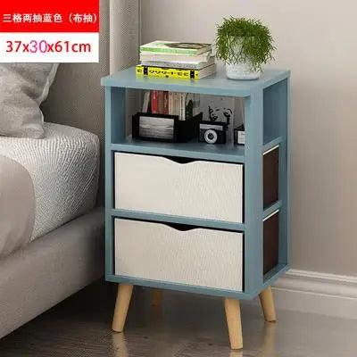 Net celebrity bedside table simple multifunctional European style small bedroom bedside storage cabinet storage cabinet LX110310 - Pacisia