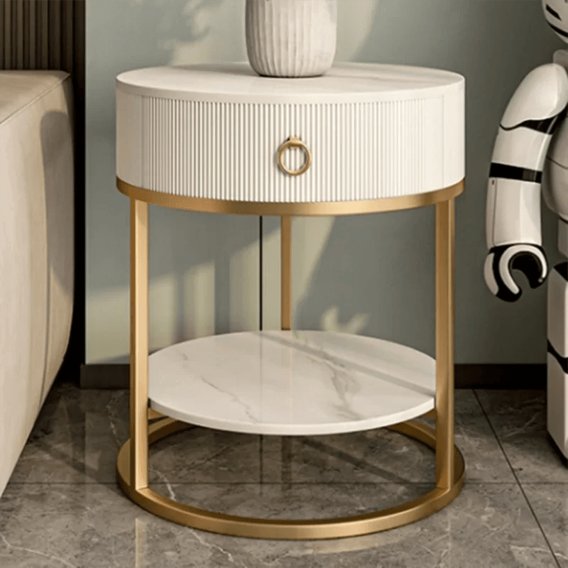 Filing Nordic Storage Nightstands Bedroom Coffee Luxury Bedside Tables Multifunctional Mesillas De Noches Home Furniture ZY50CT - Pacisia