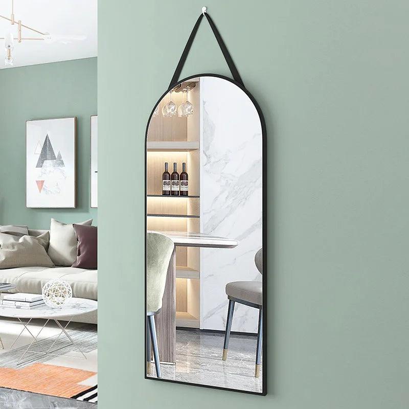 Art Irregular Mirrors Korean Full Body Makeup Large Mirrors Luxury Living Room Adornos Para El Hogar Home Decoration Accessories - Pacisia