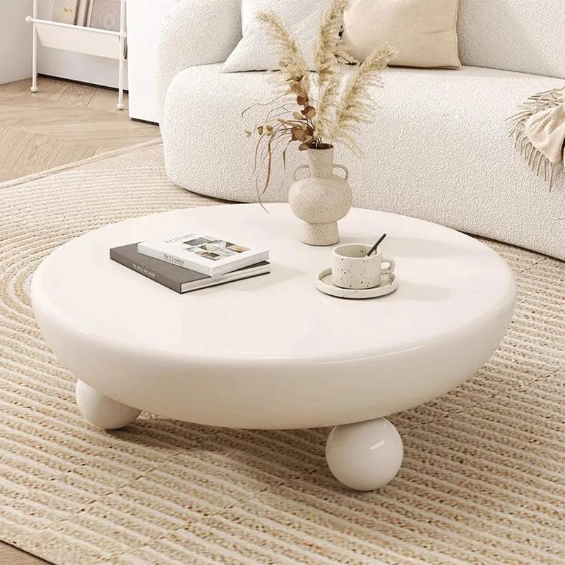 Living Room Coffee Tables Luxury Modern Design Nordic Minimalist Coffee Tables Round Wood Tavolino Da Salotto Home Furniture - Pacisia