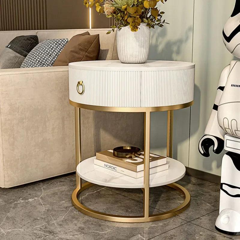 Filing Nordic Storage Nightstands Bedroom Coffee Luxury Bedside Tables Multifunctional Mesillas De Noches Home Furniture ZY50CT - Pacisia