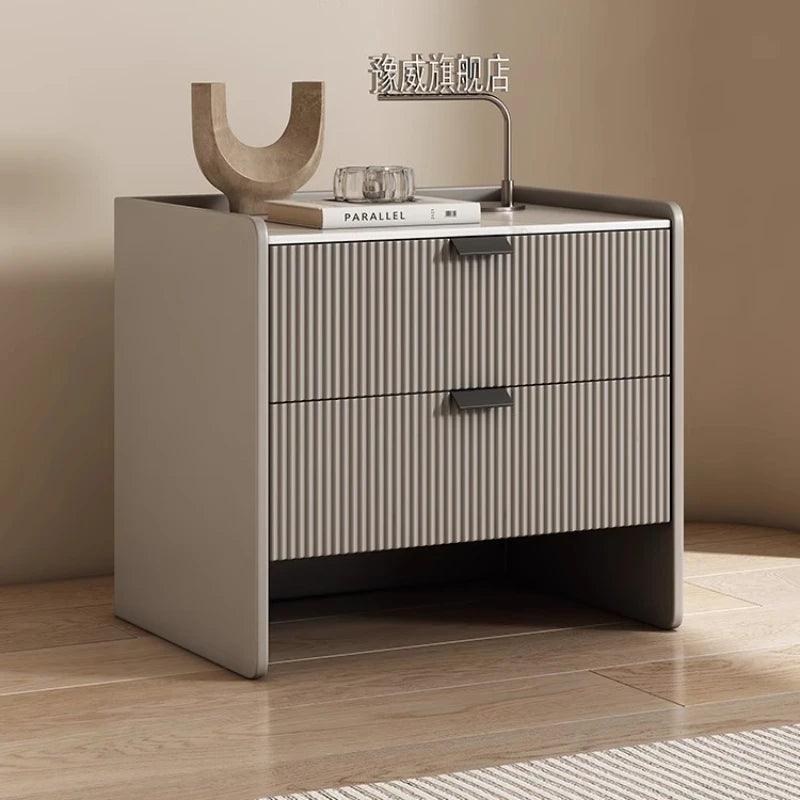 Nightstand Cheap Bedside Table Room Narrow Coffee Tables Living Auxiliary Open Cabinets Floating Sofa Side Nachttisch Bed Wood - Pacisia