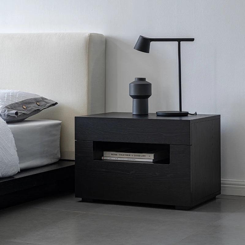 Wood Nightstand Lateral Bed Table Nordic Drawers Side Table Modern Closets Designer Tocador Mueble Maquillaje Luxury Furniture - Pacisia