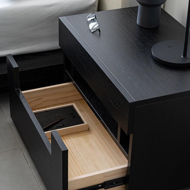 Wood Nightstand Lateral Bed Table Nordic Drawers Side Table Modern Closets Designer Tocador Mueble Maquillaje Luxury Furniture - Pacisia