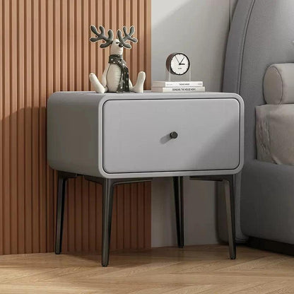 Solid Wood Large Capacity Night Stand Household Storage Cabinets Furniture Bedroom Modern Minimalist Lockers Bedside Table - Pacisia