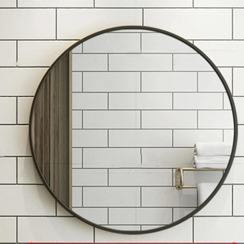 Mini Modern Mirror Design Luxury Wall Glass Aesthetic Vanity Mirror Tiles Pendant Espejo Adhesivo Pared Bathroom Decoraction - Pacisia