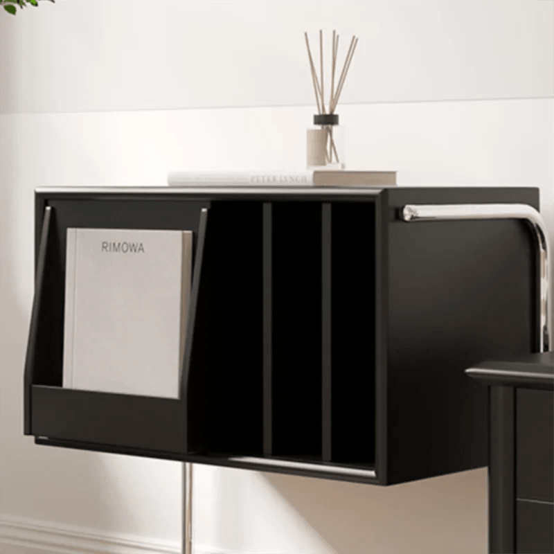 Italian Luxury Nightstands Black Vintage Center Design Simple Bedside Table Narrow Minimalist Table De Chevet Bedroom Furniture - Pacisia
