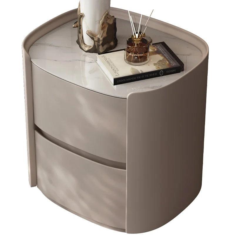 Aesthetic Nordic Nightstand Table Minimalist Minimal Space Saving Narrow Bedsides Table Small Side Szafki Nocne Hotel Furniture - Pacisia