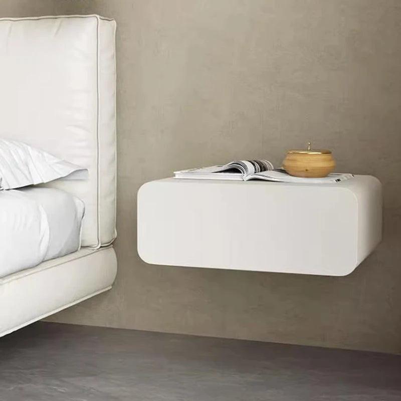Luxury White Nightstands Small Modern Japandi Unique Dresser Cabinet Wood Nightstands White Mesitas Para Noche Home Decoration - Pacisia