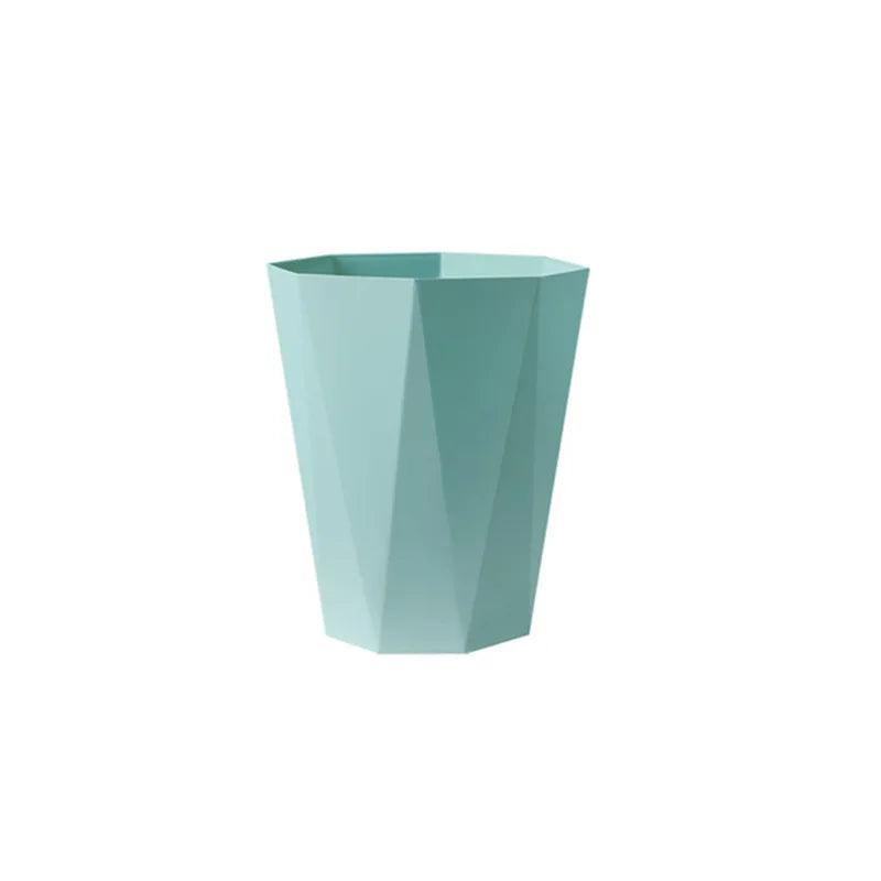 Household Trash Can Open Trash Basket Large-capacity Plastic Basket Toilet Paper Basket for Bathroom Bedroom Kitchen Office - Pacisia