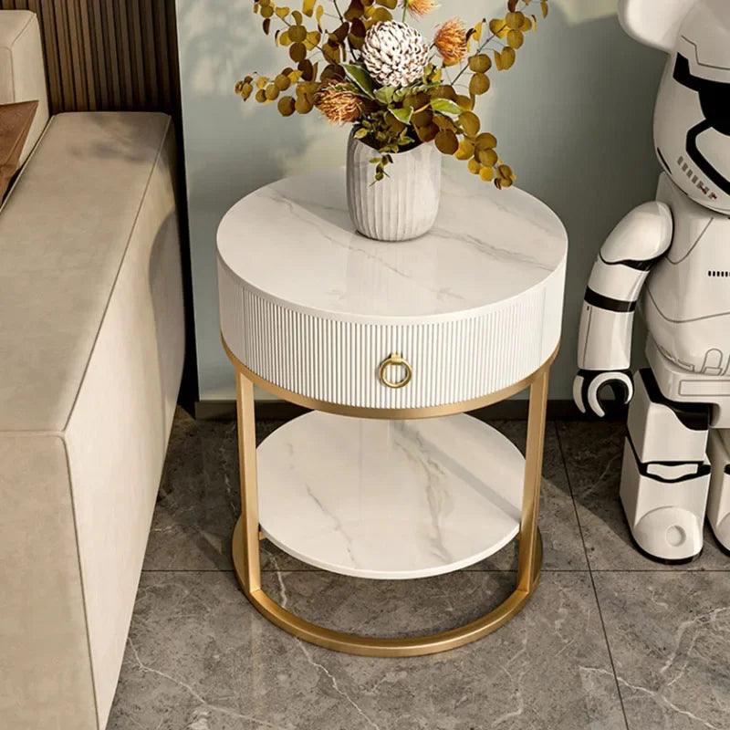 Filing Nordic Storage Nightstands Bedroom Coffee Luxury Bedside Tables Multifunctional Mesillas De Noches Home Furniture ZY50CT - Pacisia