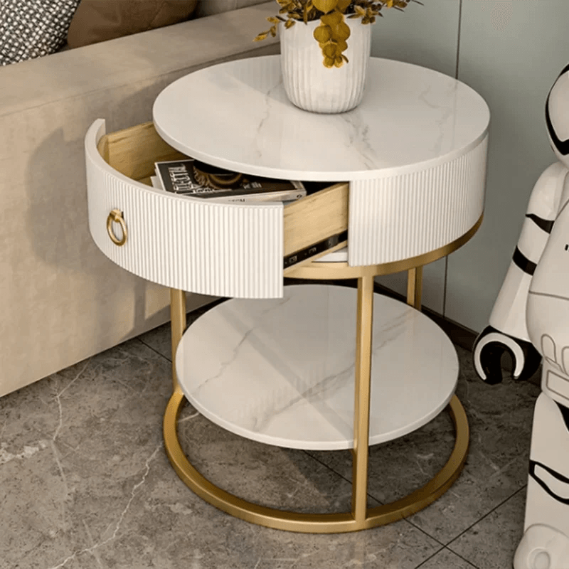Filing Nordic Storage Nightstands Bedroom Coffee Luxury Bedside Tables Multifunctional Mesillas De Noches Home Furniture ZY50CT - Pacisia
