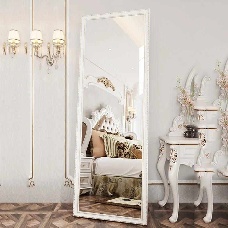 Long Living Room Mirrors Aesthetic Floor Rectangle Makeup Mirrors Full Body Luxury Espejos Decorativos De Pared Home Decor - Pacisia