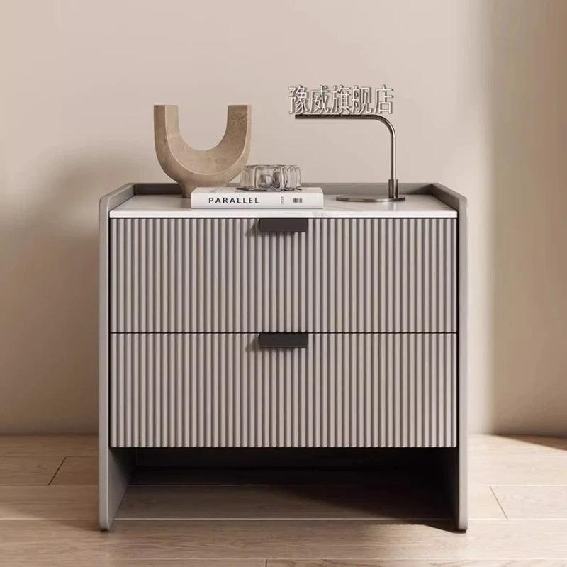 Nightstand Cheap Bedside Table Room Narrow Coffee Tables Living Auxiliary Open Cabinets Floating Sofa Side Nachttisch Bed Wood - Pacisia