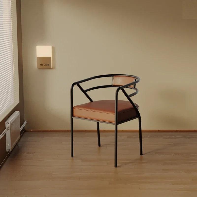 Gold Beautiful Dining Chairs Green Metal Elegant Modern Hotel Dinning Chair High Floor Design Chaise Salle A Manger Furnitures - Pacisia