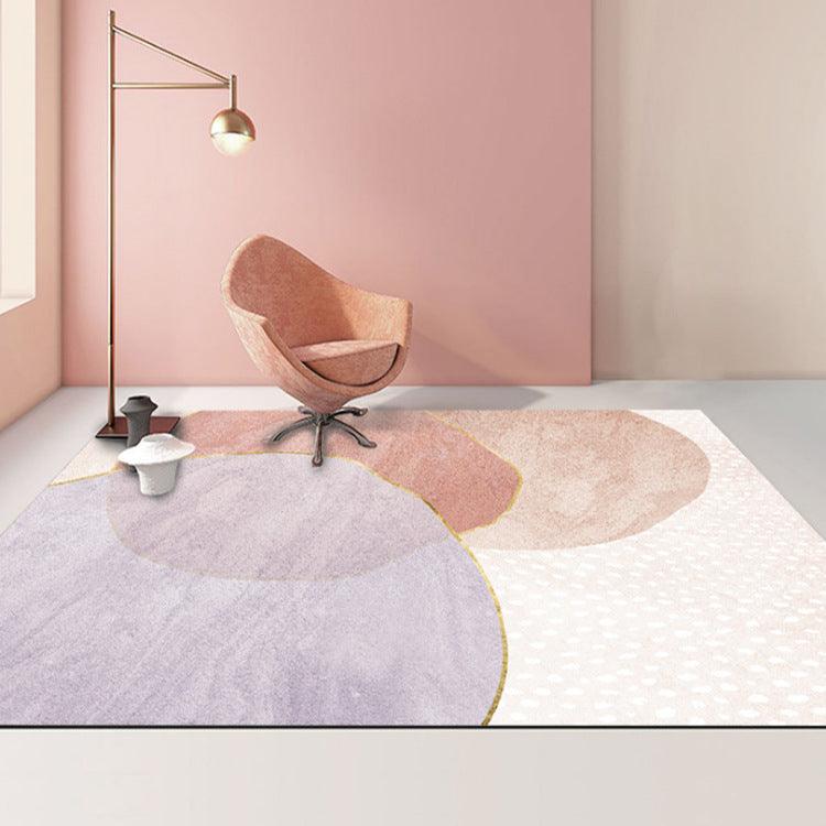 Abstract Geometric Carpet Modern Living Room Coffee Table - Pacisia