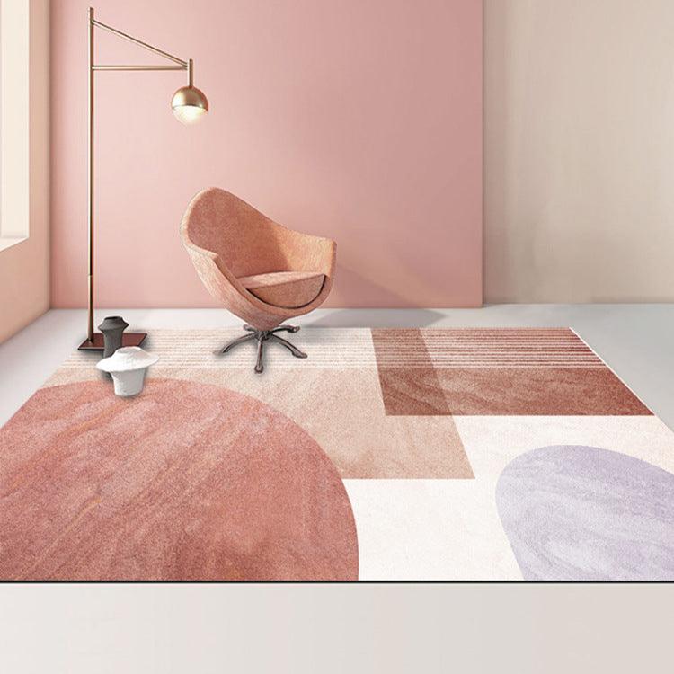 Abstract Geometric Carpet Modern Living Room Coffee Table - Pacisia