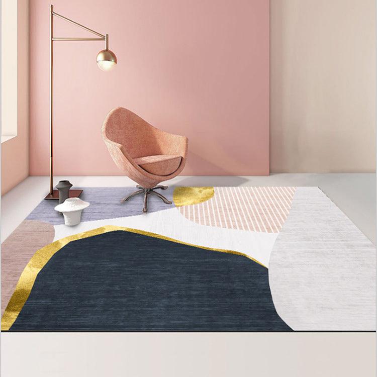 Abstract Geometric Carpet Modern Living Room Coffee Table - Pacisia