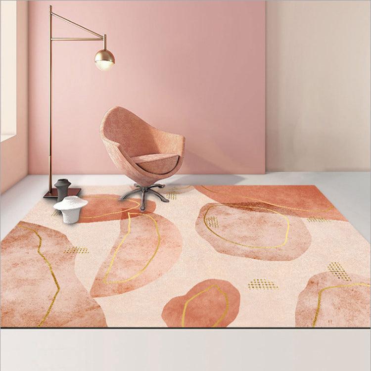 Abstract Geometric Carpet Modern Living Room Coffee Table - Pacisia