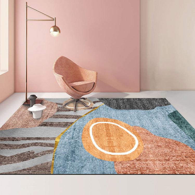 Abstract Geometric Carpet Modern Living Room Coffee Table - Pacisia