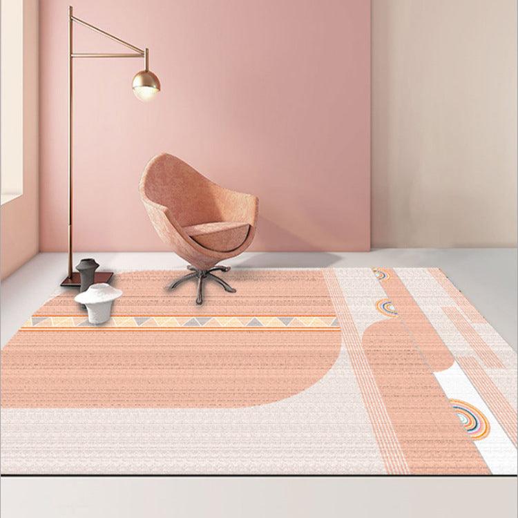 Abstract Geometric Carpet Modern Living Room Coffee Table - Pacisia