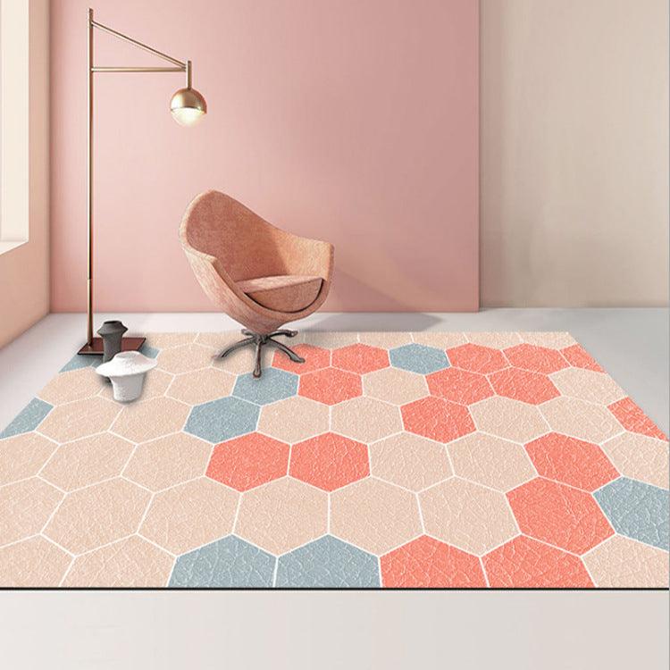 Abstract Geometric Carpet Modern Living Room Coffee Table - Pacisia
