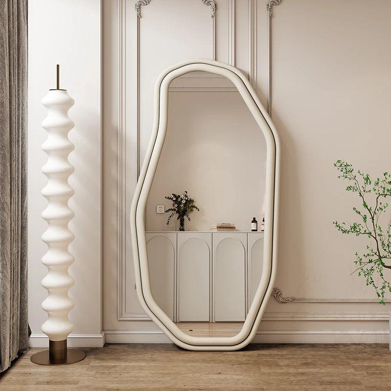 Aesthetic Full Body Mirrors Bedroom Girl Personalized Living Room Mirror Korean Standing Espejos Decorativos Decoration Home - Pacisia