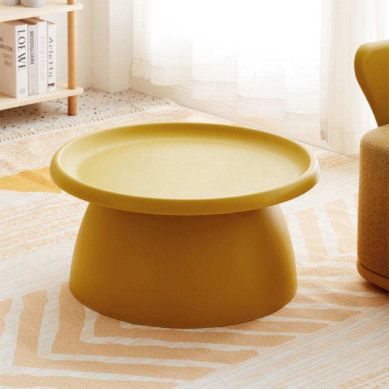 Modern Nordic Creative Round Tea Table Home Small Apartment Living Room Multi-functional Side Table Combination Simple Small Tea Table - Pacisia