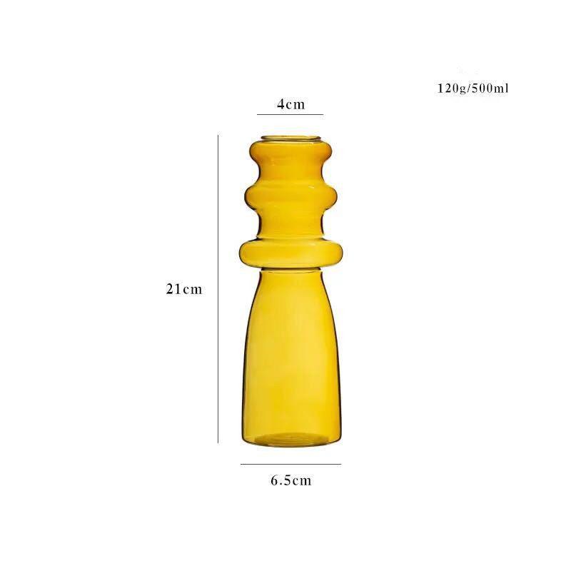 Art Home Decor Decoration Candy Color Threaded Vase - Pacisia