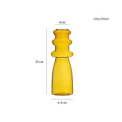 Art Home Decor Decoration Candy Color Threaded Vase - Pacisia