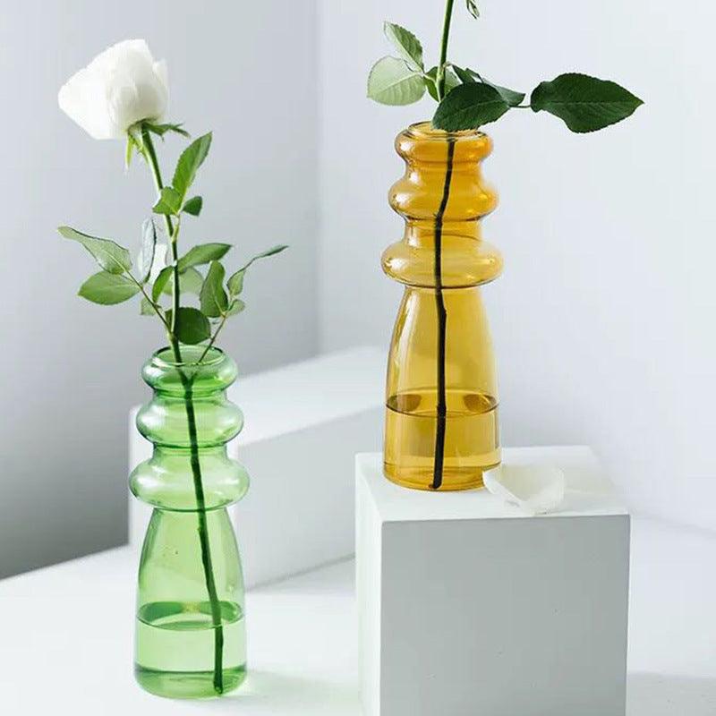 Art Home Decor Decoration Candy Color Threaded Vase - Pacisia