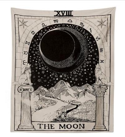Astrology star sun star moon living room bedroom tapestry home decoration - Pacisia