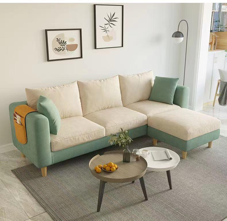 Aurora Bisectional Sofa - Crisp Dual Tones - Pacisia