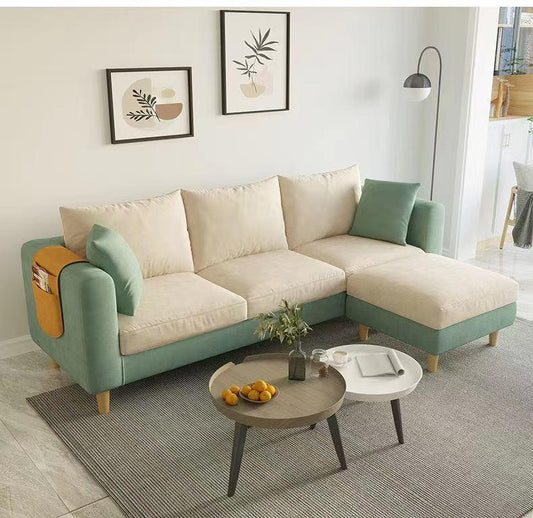 Aurora Bisectional Sofa - Crisp Dual Tones - Pacisia