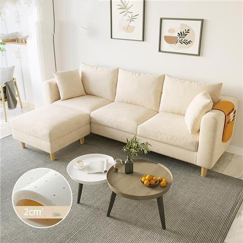 Aurora Bisectional Sofa - Crisp Dual Tones - Pacisia