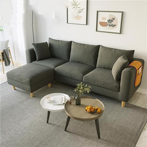 Aurora Bisectional Sofa - Crisp Dual Tones - Pacisia