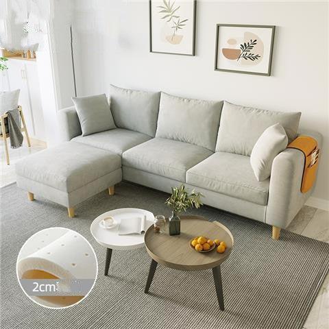 Aurora Bisectional Sofa - Crisp Dual Tones - Pacisia