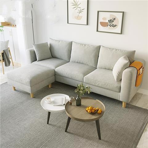 Aurora Bisectional Sofa - Crisp Dual Tones - Pacisia