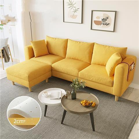 Aurora Bisectional Sofa - Crisp Dual Tones - Pacisia