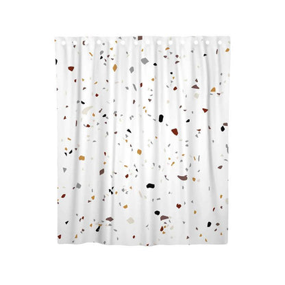 Bathroom Ins Morandi Terrazzo Shower Curtain - Pacisia