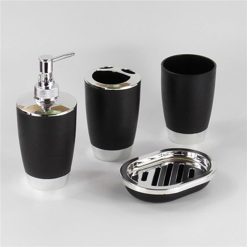 Bathroom Kit Plastic Toilet Washing And Bathroom Set Toothbrush Cup Holder Soap Box - Pacisia