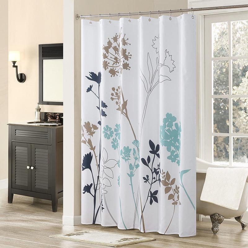 Bathroom Polyester Thickened Waterproof And Mildew Proof Shower Curtain - Pacisia
