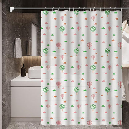 Bathroom Printing Waterproof Partition Shower Curtain - Pacisia