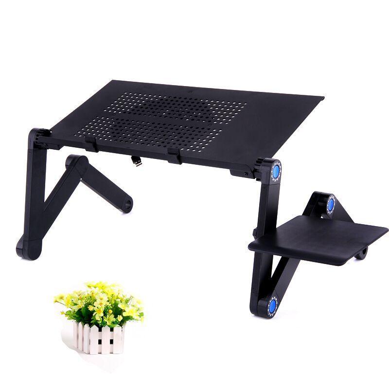 Bed Desk Lazy Aluminum Folding Small Table Cooling Laptop Desk Stand - Pacisia