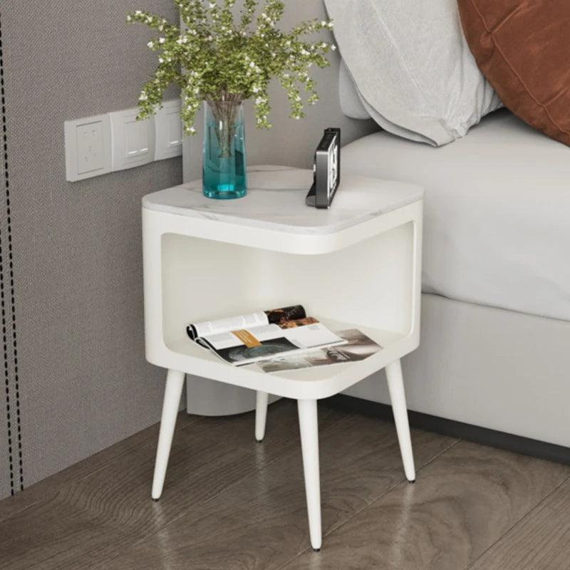Bedroom bedside bed INS Storage side table metal Mini low table nordic small Sofa side table balcony Cafe table furniture - Pacisia